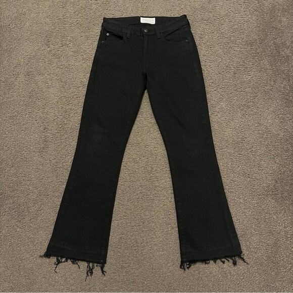 Derek Lam Gia Mid Rise Cropped Flare Jeans NWT - Picture 3 of 6